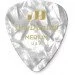  Dunlop Manufacturing  Dunlop 483P04MD Genuine Celluloid White Pearloid Medium Player"s Pack (12 .)