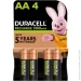  Duracell Rechargeable AA 1300mAh, 4 .   (5000394044982)