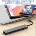USB- Dynamode  7--1 USB-C to HDTV 4K/30Hz, 2xUSB3.0, RJ45, USB Type-C PD 100W Female, SD/MicroSD (BYL-2303)
