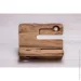 ϳ  '          EcoWalnut Unisex Samsung Watch (0253)