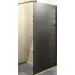  () EGO   Walk-in WAVE BLACK 100x200 
