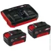  Einhell 2x 3,0Ah & Twincharger Kit ,0 .. +     2  18 (4512083)