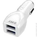    EMY  2  1  With Iphone Cable DC12-24V MY-112, 2 x USB, 5V/12W, Output: 5V/2.4A, White, Blister-box, Q25