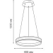  Esllse        STELLA 64W R-APP-4001200-GREY/WHITE-220-IP20 (10307)