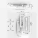  Esllse        TRIPLEX DOUBLE 110W3L-APP-650x370x140-WHITE (10027)