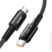 Essager  Sunset 100W USB charging&data cable Type-C to Type-C 2m Black (EXCTT1-CGA01)