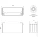    Euroelectric Battery-12/150(G) 12V/150Ah GEL