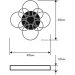 Eurolamp   150  LED-  LED-LR-150-M19(white)