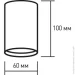 Eurolamp  1x30  GU10  LH1-LED-GU10(black)