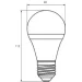   Eurolamp    2 ./. 10  A60  E27 220  3000  MLP-LED-A60-10272(E)