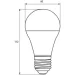   Eurolamp   3 ./. 10  A60  E27 220  3000  MLP-LED-A60-10273(3)