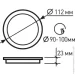 Eurolamp   7  4000   LED-DLR-7/4()(black)