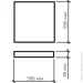   Eurolamp   LED-Panel-40/60(595)N 3800Lm 6500K