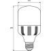   Eurolamp   Plastic 40  T120  E27 220  6500 