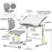 Парта со стульчиком Evo-Kids Комплект парта и стул Evo-06 Plus Grey Парта со стульчиком Evo-Kids Комплект парта и стул Evo-06 Plus Grey