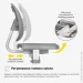 Парта со стульчиком Evo-Kids Комплект парта и стул Evo-06 Plus Grey Парта со стульчиком Evo-Kids Комплект парта и стул Evo-06 Plus Grey