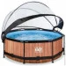 Бассейн Exit Toys С куполом 244х76 см Дерево (30.32.08.10) Бассейн Exit Toys С куполом 244х76 см Дерево (30.32.08.10)