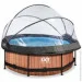 Бассейн Exit Toys С куполом 244х76 см Дерево (30.32.08.10) Бассейн Exit Toys С куполом 244х76 см Дерево (30.32.08.10)
