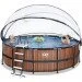 Бассейн Exit Toys EXIT с куполом 450х122 см Дерево с песочным фильтром (30.47.15.10) Бассейн Exit Toys EXIT с куполом 450х122 см Дерево с песочным фильтром (30.47.15.10)
