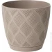 Горщик Form-Plastic Вазон пластиковий Flow-13 круглий 1,14 л бежевий (5010-051) Горщик Form-Plastic Вазон пластиковий Flow-13 круглий 1,14 л бежевий (5010-051)
