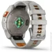 - Garmin Fenix 7 Pro Sapphire Solar Titanium w. Fog Gray/Ember O. Band (010-02777-20/21)
