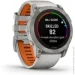 - Garmin Fenix 7X Pro Sapphire Solar Titanium w. Fog Gray/Ember O. Band (010-02778-14/15)