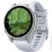 - Garmin Fenix 8 43 mm AMOLED Silver with Whitestone Silicone Band (010-02903-00)