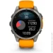 - Garmin Fenix 8 47mm AMOLED Sapphire Titanium w. Spark Orange/Graphite Silicone Band (010-02904-10/11)