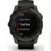 - Garmin Fenix 7 Sapphire Solar Carbon Gray DLC Titanium with Black Band (010-02540-20/21)