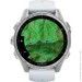 - Garmin Fenix 8 AMOLED 43mm Silver with Whitestone Silicone Band (010-02903-00)