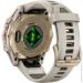 - Garmin Fenix 8 AMOLED Sapphire 43mm Soft Gold with Fog Gray/Dark Sandstone Silicone Band (010-02903-10)