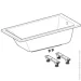  Geberit 554.384.01.1 Selnova Square 170x70  