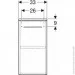 Geberit SELNOVA SQUARE  33*65*29,7,   , ./    (501.275.00.1)