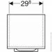 Geberit SELNOVA SQUARE  33*65*29,7,   , ./    (501.275.00.1)