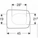 Geberit Selnova Square Soft Close   (500.336.01.1)