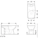  Geberit Selnova Square Rimless    (500.152.01.1)
