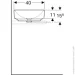  Geberit VariForm 55x40  (500.774.01.2)