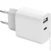   Gembird 1xUSB-A+ 1xUSB-C 5V/2.4A (12W) white (TA-UC-2AC12-01)