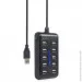 USB-  Gembird USB 2.0 10 ports black (UHB-U2P10P-01)
