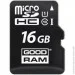  ' Goodram microSDHC 16GB UHS-I Class 10 + SD  (M1AA-0160R12)