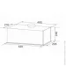  Granado Palamos 1614-1200 White glass (25462)
