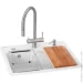  Granado Royal Artes White (+  Algar +  Ferrol inox +  Redondo inox +  + ) (ksg1305)
