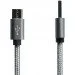  Grand-X USB-Micro to USB 1m Grey/Black (FM02)