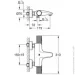 Смеситель для ванны Grohe Precision Feel, термостат (34788000) Смеситель для ванны Grohe Precision Feel, термостат (34788000)