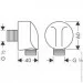  ' Hansgrohe FIXFIT E  ', 1/2`,     ,    ,   (27454990)