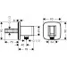  ' Hansgrohe  ' Fixfit Porter E 26485000