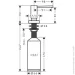    Hansgrohe A71  500 ml, stainless steel (40468800)