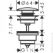   Hansgrohe     push-open,   (50100700)