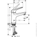    Hansgrohe Novus Loop 100 Chrome Cool Start (71032000)
