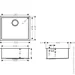   Hansgrohe S719-U500 500x400,  (43427800)